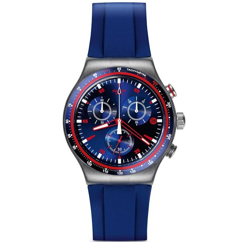 Swatch Men S Watch Irony Chrono Hookup Yvs417